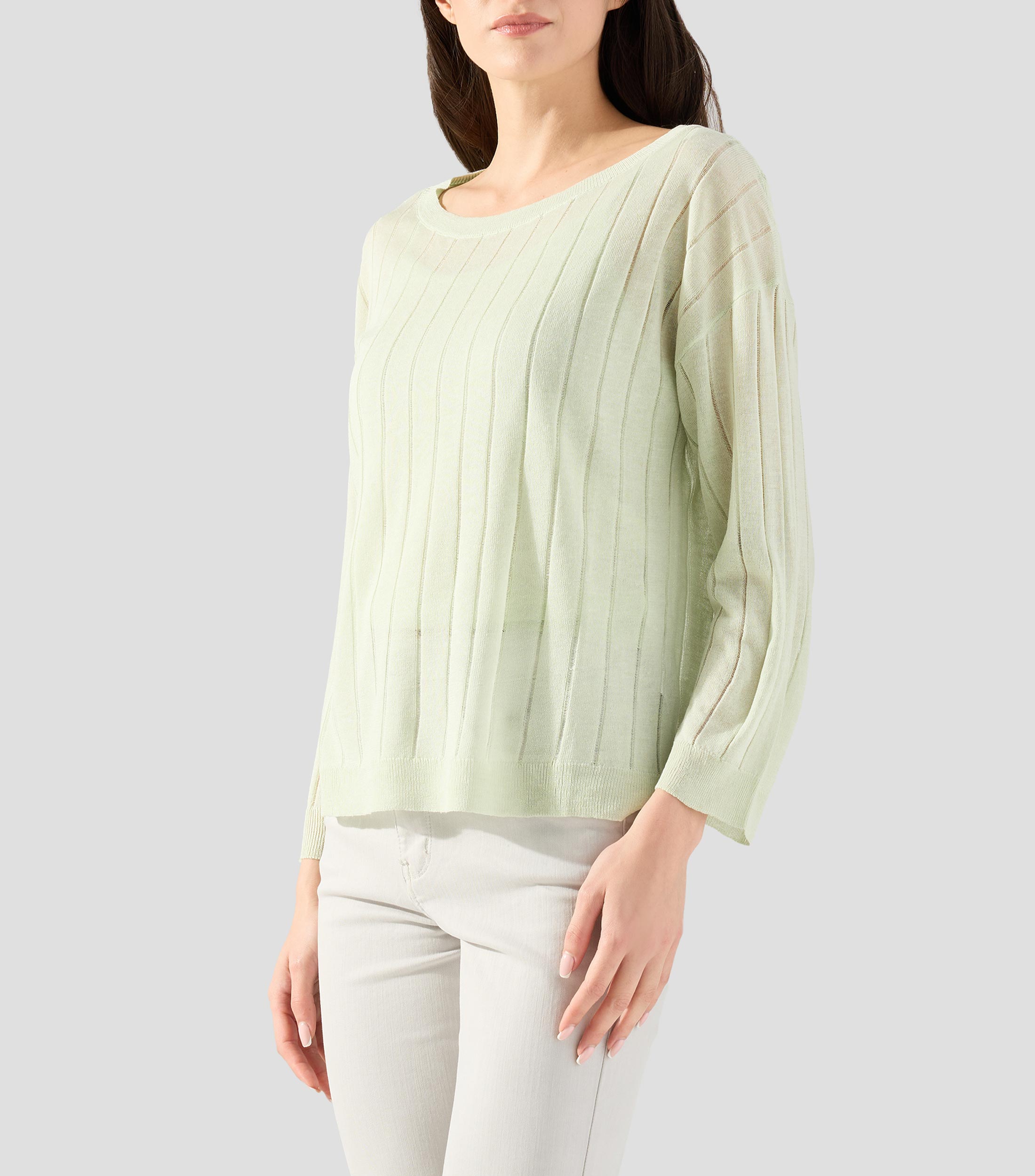 Suéter cuello redondo Mujer